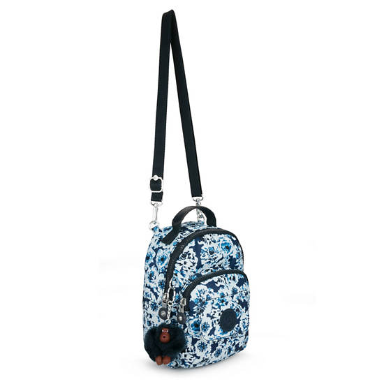 Alber 3-In-1 Convertible Mini Bag Printed Backpack, Nocturnal Satin, large