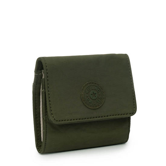 Cece Small Wallet, Jaded Green Tonal Zipper, large