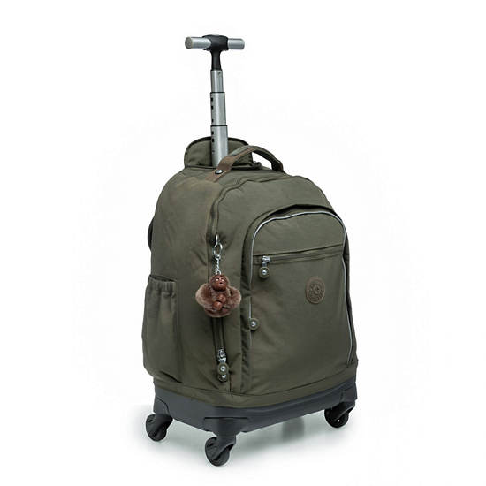 Echo II Rolling 13" Laptop Backpack, Jaded Green Tonal Zipper, large