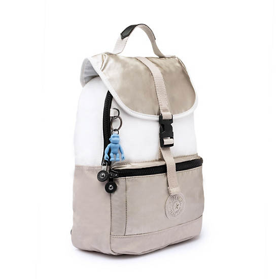 Kendall Convertible Backpack, Quartz Metallic, large