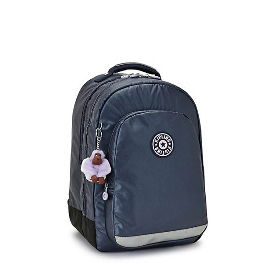 Class Room Metallic 17" Laptop Backpack, Admiral Blue, large Class Room Metallic 17" Laptop Backpack, Admiral Blue, large