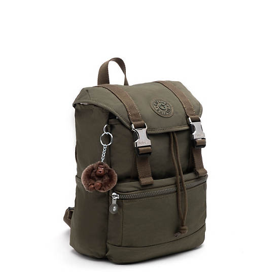 Experience Small Backpack, Jaded Green Tonal Zipper, large