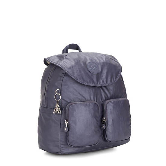 Fiona Medium Metallic Backpack, Enchanted Purple Metallic, large