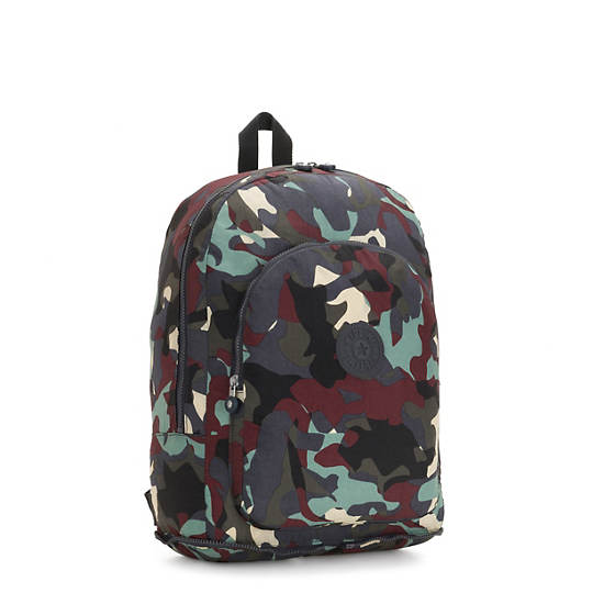 Earnest Printed Foldable Backpack, Camo, large