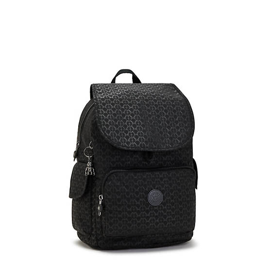 City Pack Printed Backpack, Signature Embossed, large