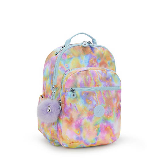Seoul Large Printed 15" Laptop Backpack, Bubble Slick, large