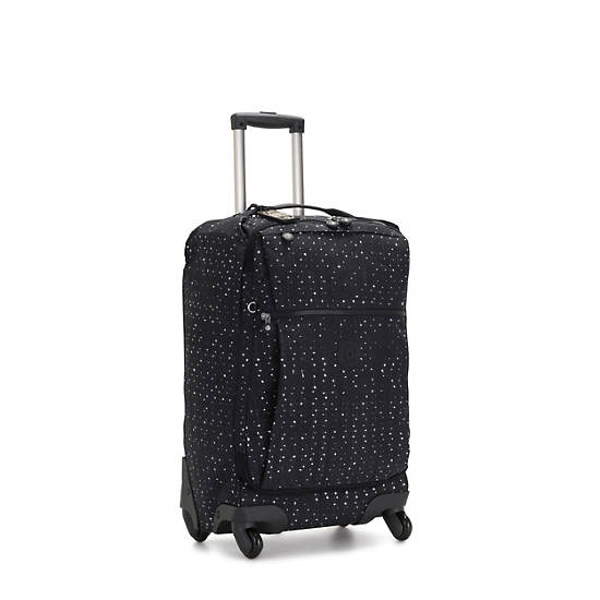 Small Carry-On Rolling Luggage, Tile Print, large