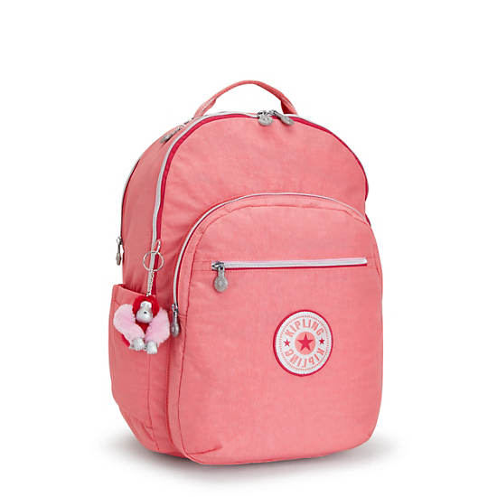 Seoul Extra Large 17" Laptop Backpack, Joyous Pink Fun, large