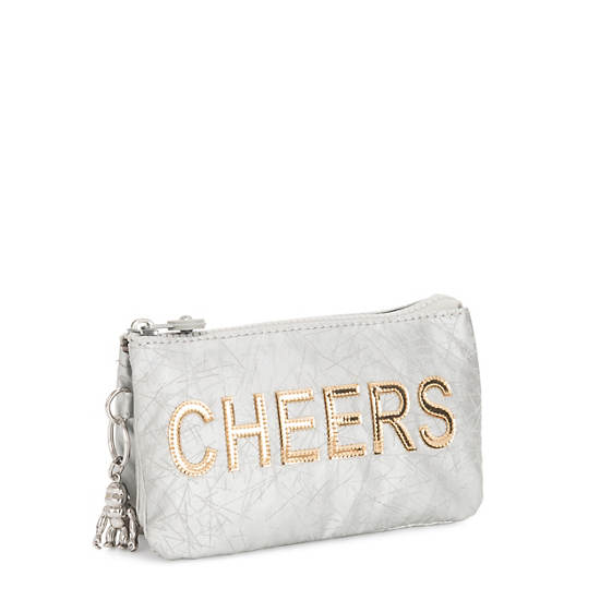 Creativity Large Metallic Cheers Pouch, Rapid Yellow M, large