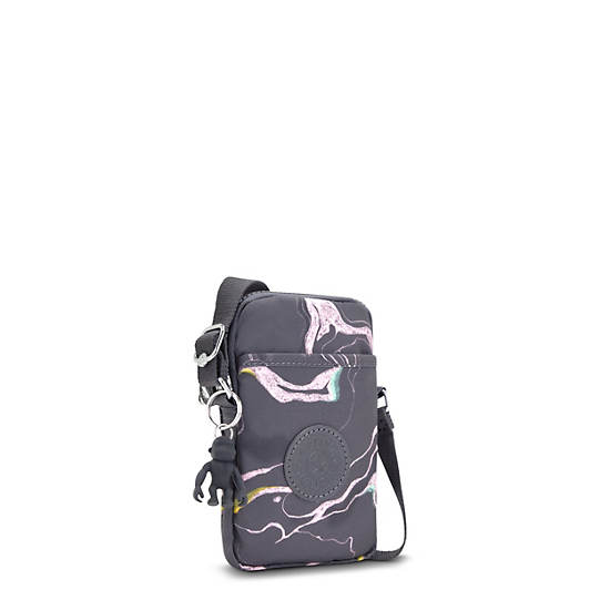 Tally Printed Crossbody Phone Bag, Soft Marble, large Tally Printed Crossbody Phone Bag, Soft Marble, large
