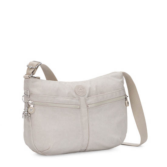 Izellah Crossbody Bag, Glimmer Grey, large
