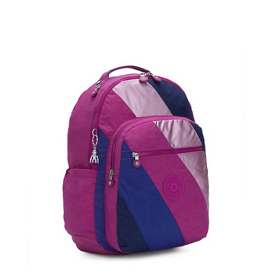 Seoul Large 15" Laptop Backpack, Flashy Pink, large