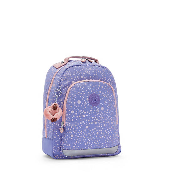 Class Room Small 13" Laptop Printed Backpack, Festive Purple, large