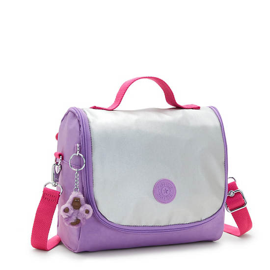 New Kichirou Lunch Bag, Purple Candy Block, large
