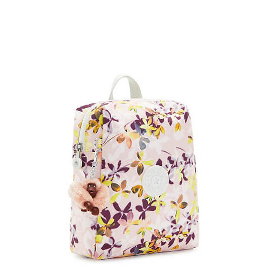 Daphane Mini Printed Backpack, Falling Floral, large