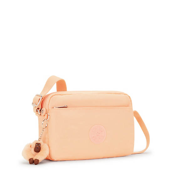 Damian Crossbody Bag, Mellow Peach, large