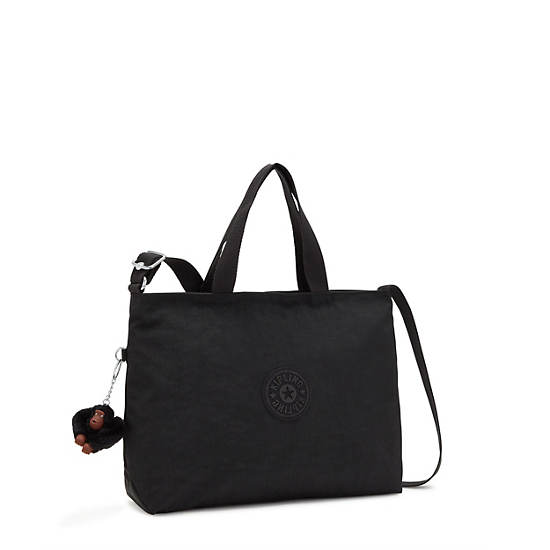 Tadeo Shoulder Bag, Black Tonal, large