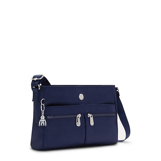 New Angie Crossbody Bag, Cosmic Blue, large
