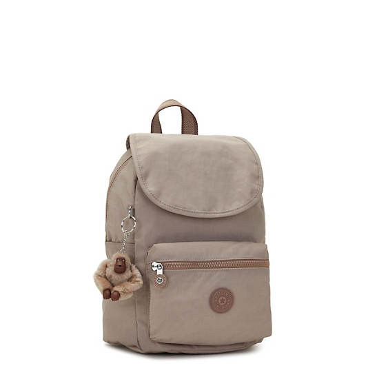 Ezra Small Backpack, Dusty Taupe, large