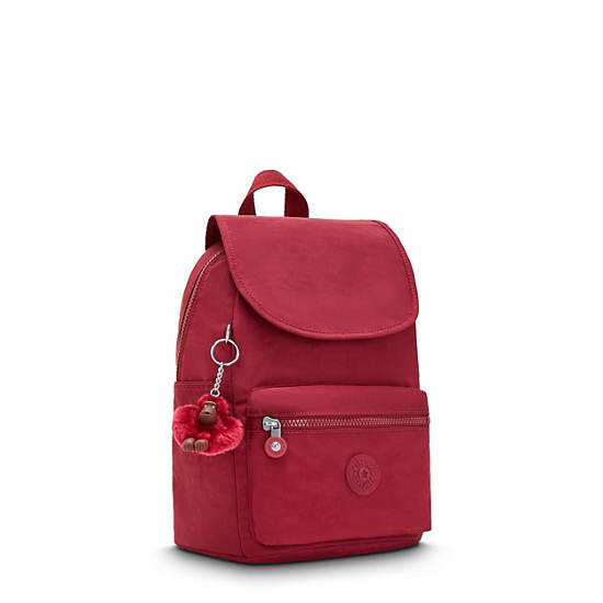 Ezra Small Backpack, Regal Ruby, large