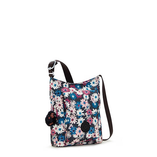 Julieta Printed Crossbody Bag, Blooming Petals, large