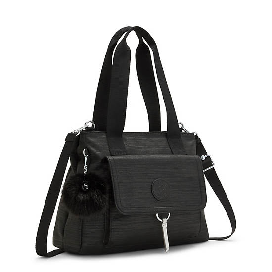 Kat Shoulder Bag, Scale Black Jacquard, large Kat Shoulder Bag, Scale Black Jacquard, large