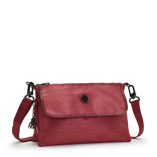 Etka Medium Shoulder Bag, Power Pink Translucent, large
