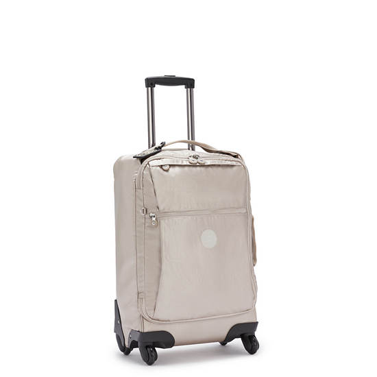 Darcey Small Metallic Carry-On Rolling Luggage, Metallic Glow, large