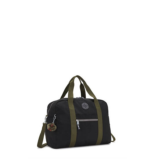 Ilaria Weekender Bag, Black Green, large Ilaria Weekender Bag, Black Green, large