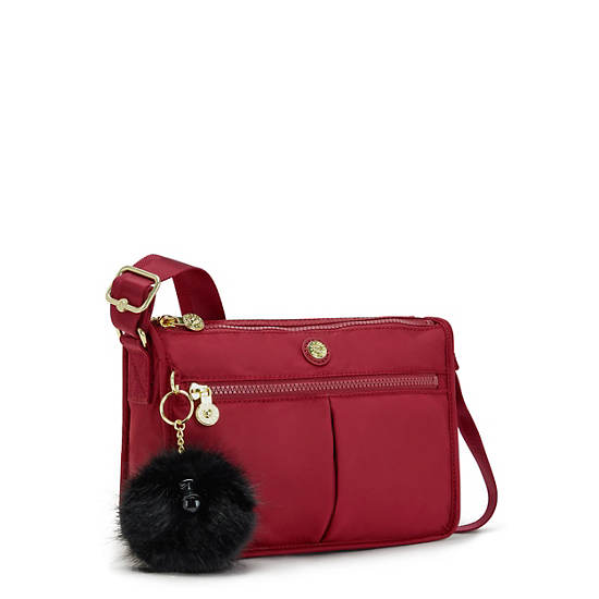 Hailey Crossbody Bag, Regal Ruby Lux, large