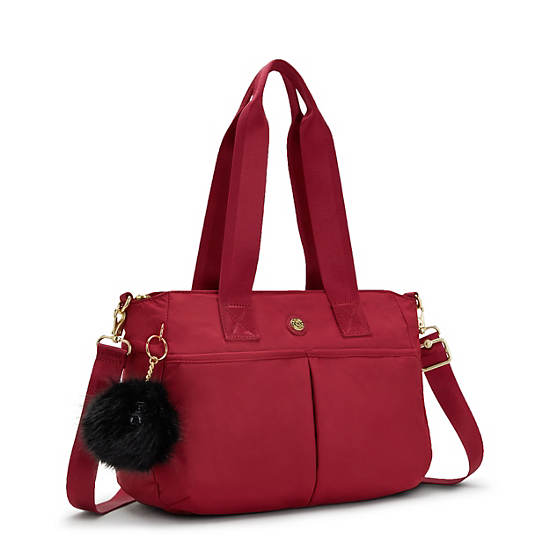 Faren Shoulder Bag, Regal Ruby Lux, large