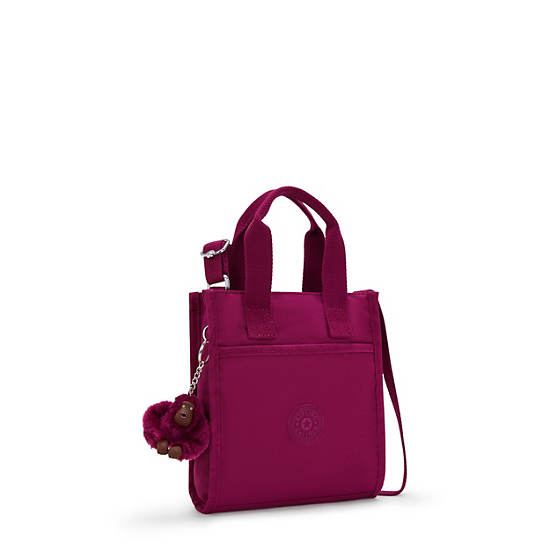 Inara Small Crossbody Tote Bag, Purple Fig, large