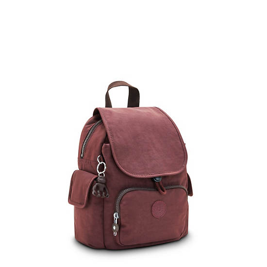 City Pack Mini Backpack, Mahogany, large