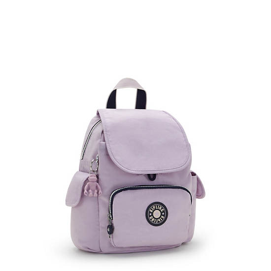 City Pack Mini Backpack, Gentle Lilac Block, large