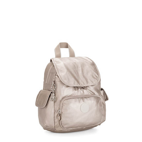 City Pack Metallic Mini Backpack, Metallic Glow, large