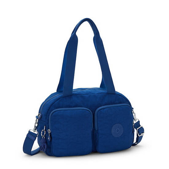 Cool Defea Shoulder Bag, Deep Sky Blue, large