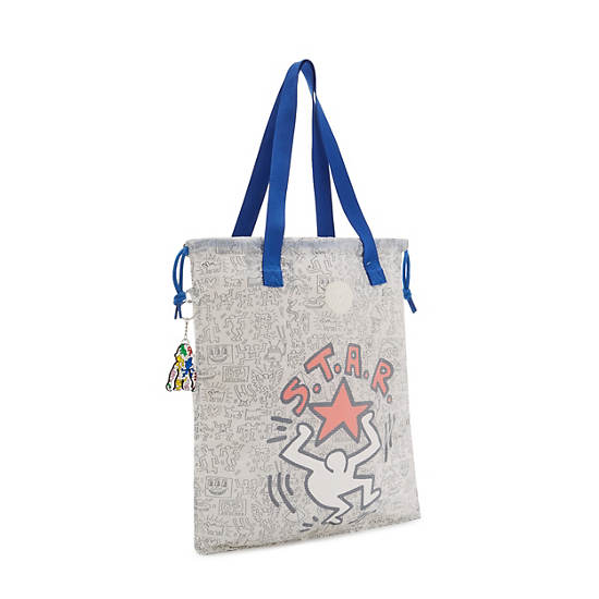 Keith Haring New Hip Hurray Tote Bag, Boy Geo, large