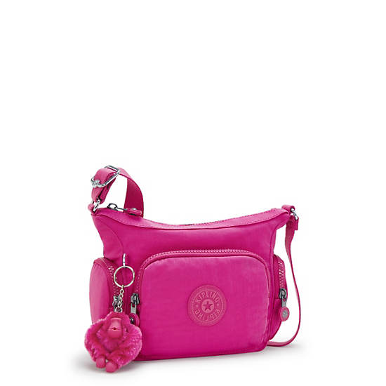 Gabbie Mini Crossbody Bag, Glowing Fuchsia, large