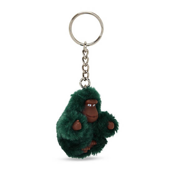 Sven Extra Small Monkey Keychain, Jungle Green, large