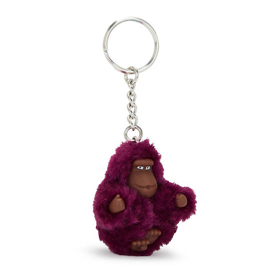 Sven Extra Small Monkey Keychain, Hot Magenta, large