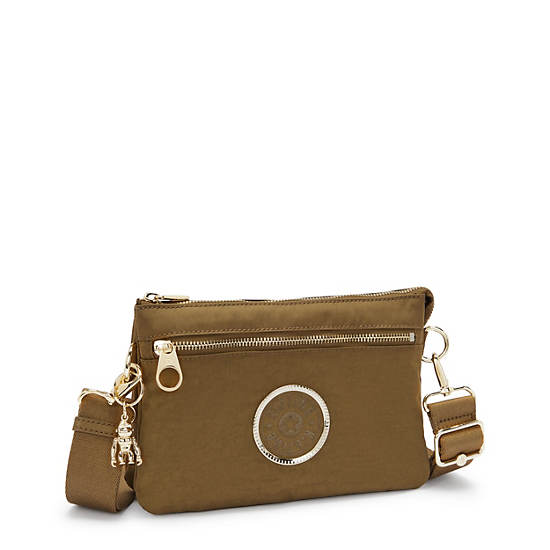 Riri Zip Crossbody Bag, D Laurel Spice, large