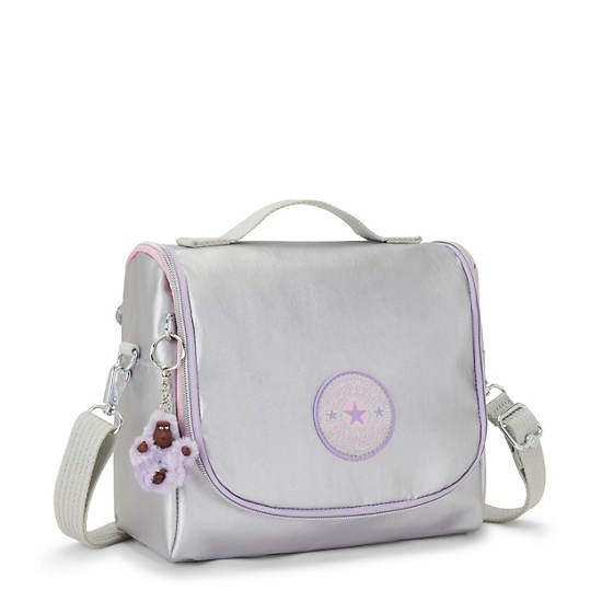 New Kichirou Metallic Lunch Bag, Gradient White, large New Kichirou Metallic Lunch Bag, Gradient White, large