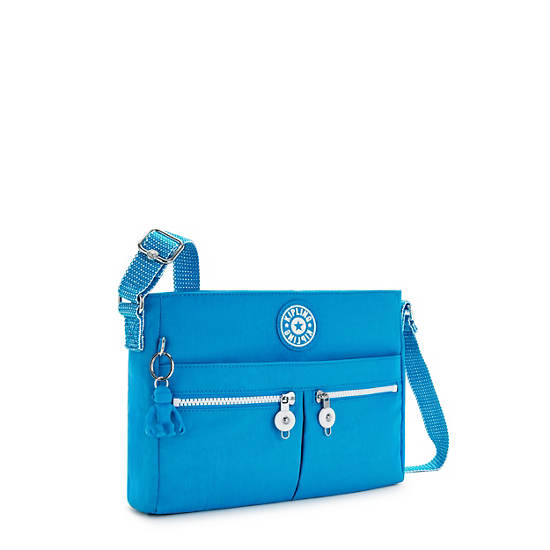 New Angie Crossbody Bag, Eager Blue, large