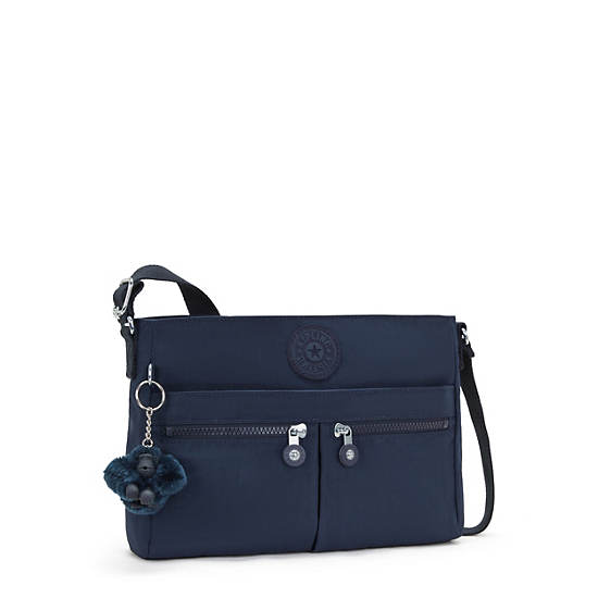 New Angie Crossbody Bag, Blue Bleu 2, large