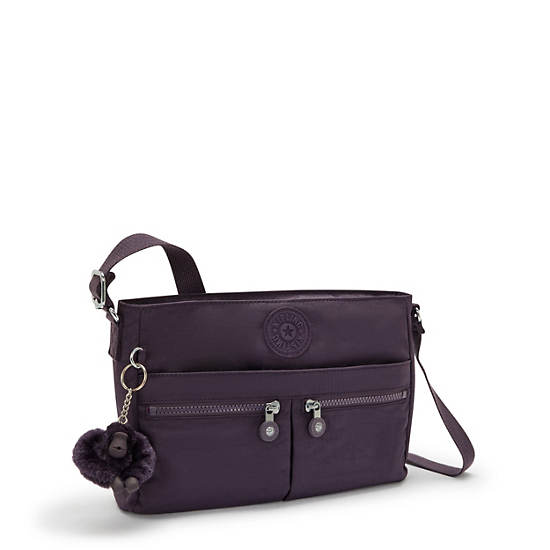 New Angie Crossbody Bag, Ultimate Plum, large