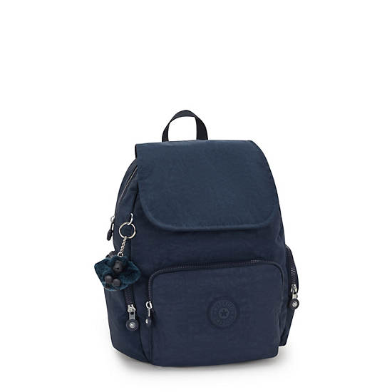 City Zip Small Backpack, Blue Bleu 2, large