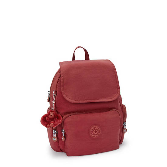 City Zip Small Backpack, Funky Red, large