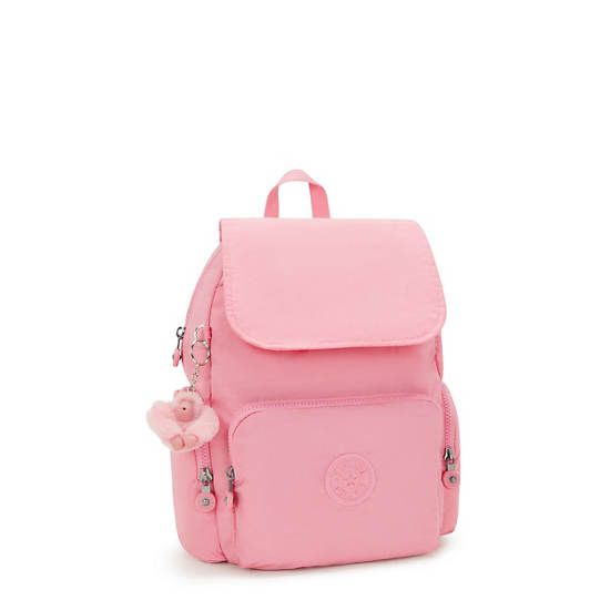 City Zip Small Backpack, Enjoyable Blush, large