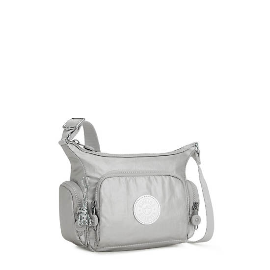Gabbie Mini Metallic Crossbody Bag, Bright Metallic, large