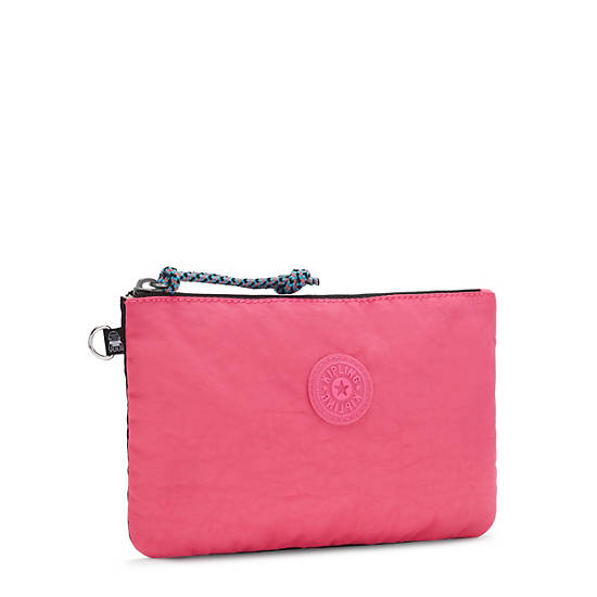Casual Pouch Case, Duo Pink Purple, large